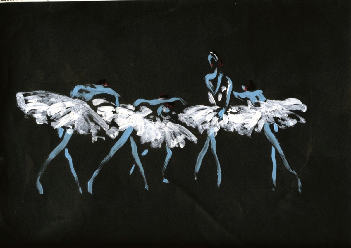 Casse Noisette. Pour éventail Opéra de Paris / Véra Pilo.