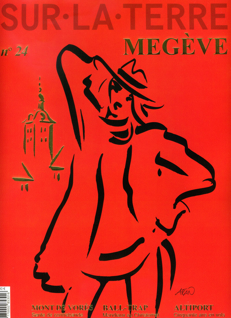 Couverture magazine Megève sur la Terre.