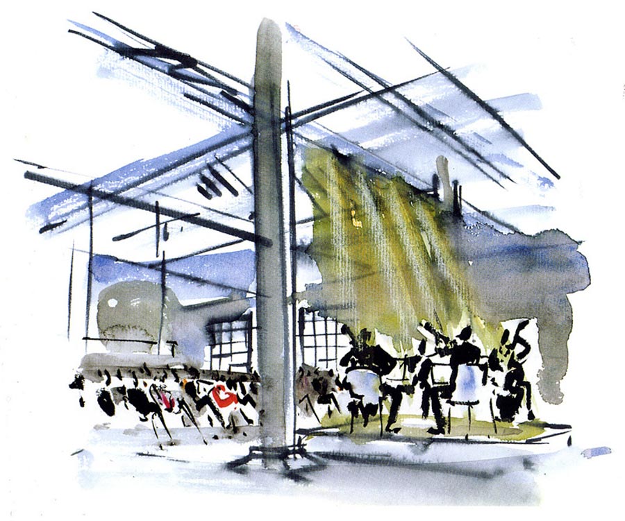 Plaquette l'Embarcadère, Lyon.