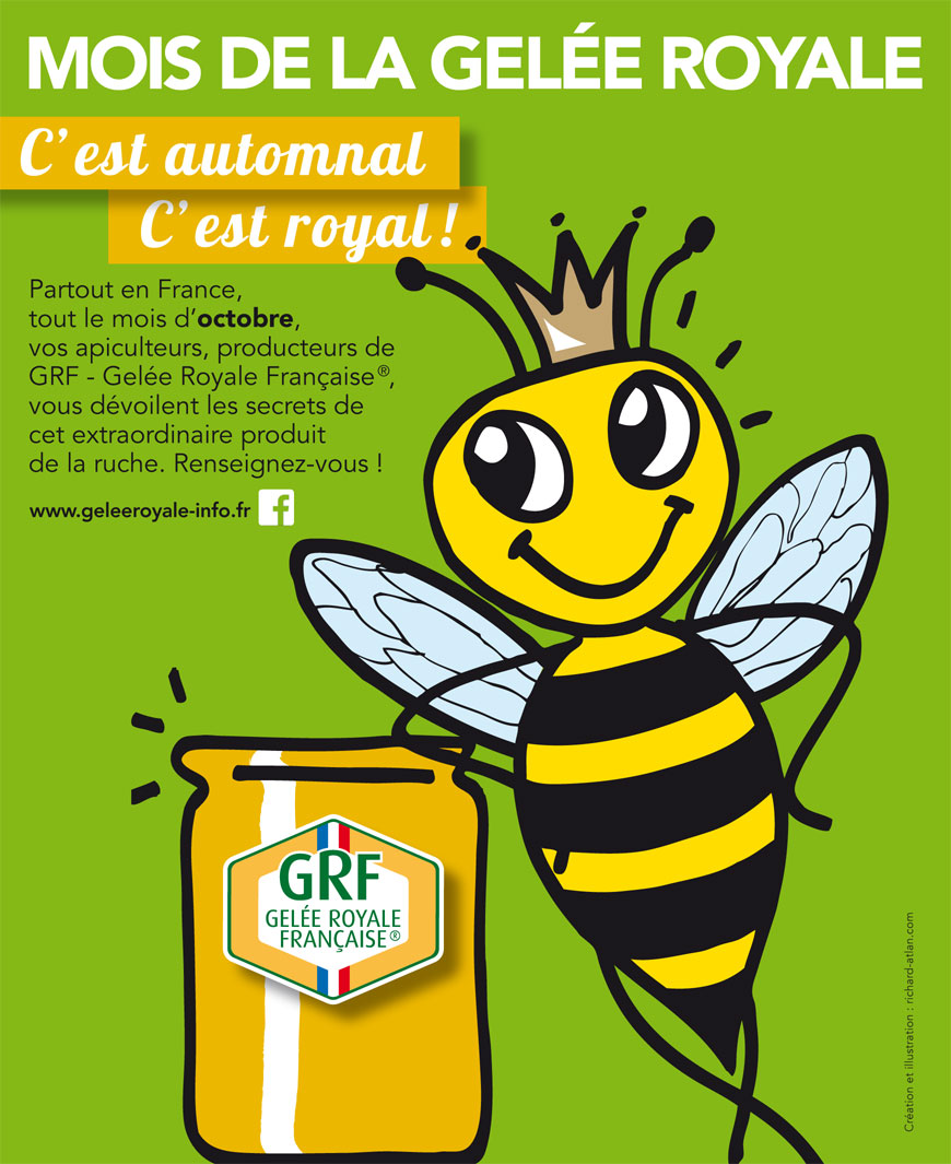 Affiche Gelée Royale Française.