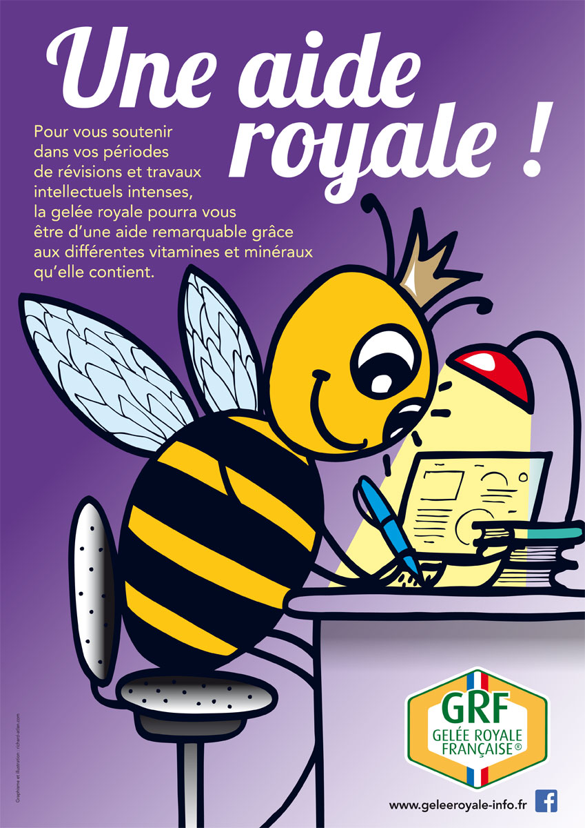 Affiche Gelée Royale Française.