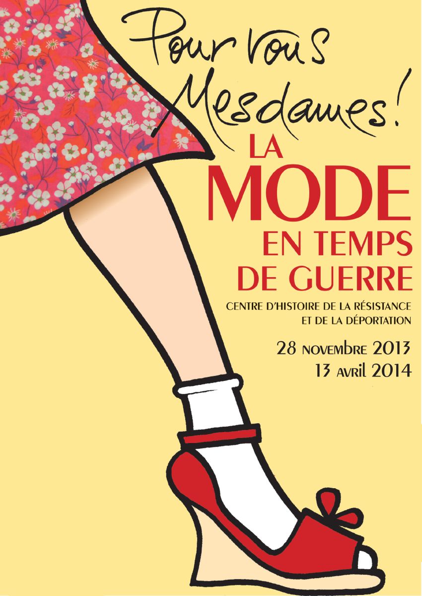 Projet affiche La Mode en temps de guerre.